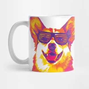 Silly Gangster Corgi Painting Mug